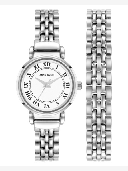 Anne Klein Anne Klein AK/ 4145SVST darilni komplet ženske ure in zapestnice