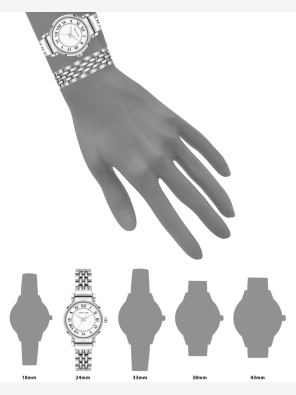 Anne Klein Anne Klein AK/ 4145SVST darilni komplet ženske ure in zapestnice