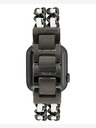 Steve Madden Ženski trak iz jekla in veganskega usnja Steve Madden za Apple Watch 38/40/41 mm, WS/1001BKWT424445