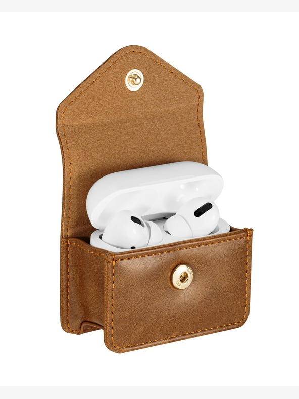 Anne Klein Rjav usnjen etui Anne Klein za slušalke Apple AirPods Pro