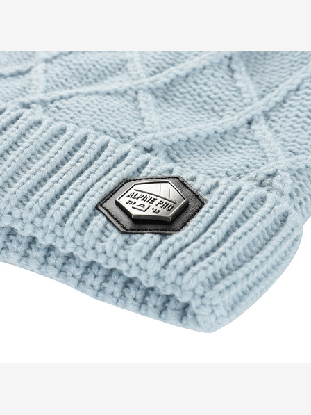 ALPINE PRO Zimska kapa s pompom ALPINE PRO GODERE nantucket breeze