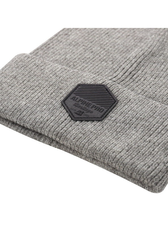 ALPINE PRO Zimska kapa ALPINE PRO ZASIAFE dk.true gray