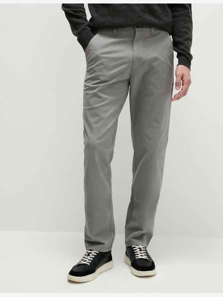 Marks & Spencer Raztegljive hlače chino regular fit Marks & Spencer sive barve
