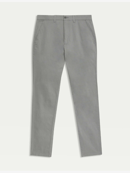 Marks & Spencer Hlače Marks & Spencer stretch chino slim fit sive barve