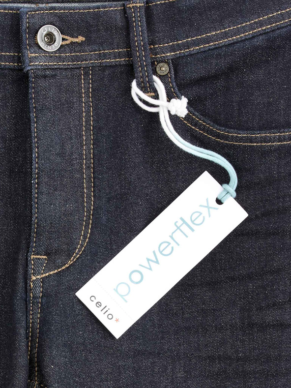 Celio Črne kavbojke ravnega kroja Celio Anoflex