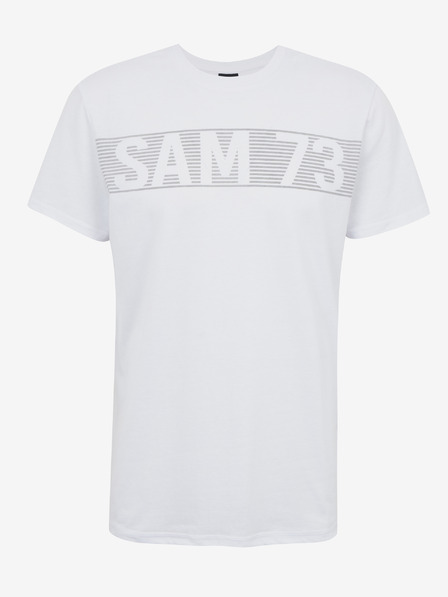 Sam 73 Bela moška majica z dolgimi rokavi SAM 73 Barry