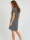Sam 73 Bela in črna črtasta ženska obleka SAM73 Sagitta