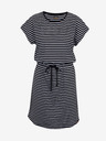 Sam 73 Bela in črna črtasta ženska obleka SAM73 Sagitta