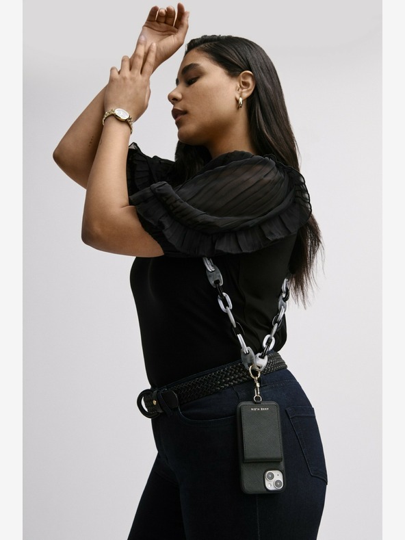 Anne Klein Plastična verižica za mobilni telefon Anne Klein WK4020BKGY