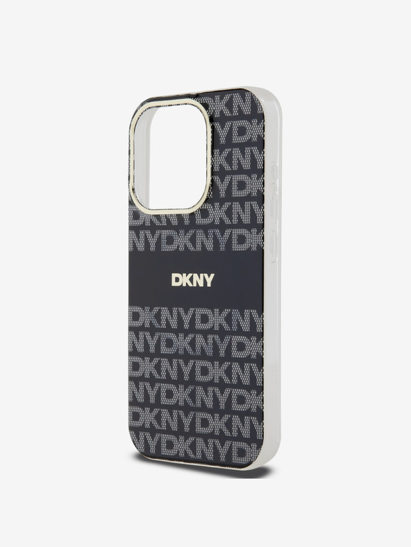 DKNY PC/TPU Repeat Pattern Tonal Stripe Magsafe Back Cover za iPhone 13 Pro Black DKNY