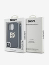 DKNY DKNY PU usnje z logotipom za zapestje hrbtni ovitek za iPhone 16 Pro Max Black Black