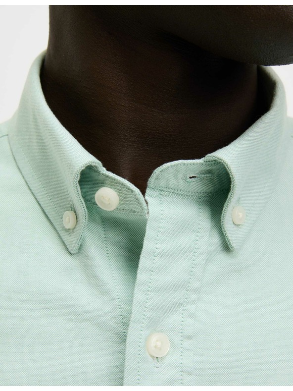 Marks & Spencer Srajca iz čistega bombaža Oxford The Ultimate Marks & Spencer zelena