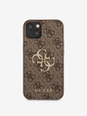 Guess Guess PU 4G Metal Logo Back Cover za iPhone 13 Brown