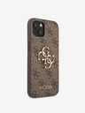 Guess Guess PU 4G Metal Logo Back Cover za iPhone 13 Brown