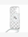Karl Lagerfeld Karl Lagerfeld IML Monogram Crossbody K&CH Heads MagSafe hrbtni ovitek za iPhone 16 prozoren