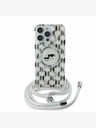 Karl Lagerfeld Karl Lagerfeld IML Monogram Crossbody K&CH Heads MagSafe Back Cover za iPhone 16 Pro Transparent