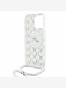 Karl Lagerfeld Karl Lagerfeld IML Monogram Crossbody K&CH Heads MagSafe Back Cover za iPhone 16 Pro Transparent
