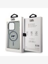 Karl Lagerfeld Karl Lagerfeld IML Choupette Head Metal Frame MagSafe Back Cover za iPhone 15 Pro Black Black