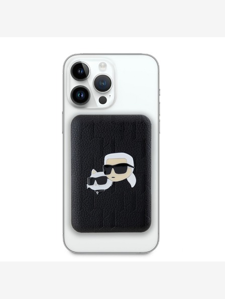 Karl Lagerfeld Karl Lagerfeld Embossed K&CH Heads MagSafe Powerbank 5000mAh Black Black
