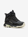 Merrell Črne ženske gležnjarske zunanje superge MERRELL Moab Speed 2 Mid GTX