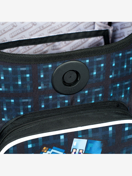 BAAGL  Ergo Minecraft Blue Axe šolska torba