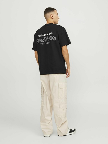 Jack & Jones Črna moška majica Jack & Jones Vesterbro