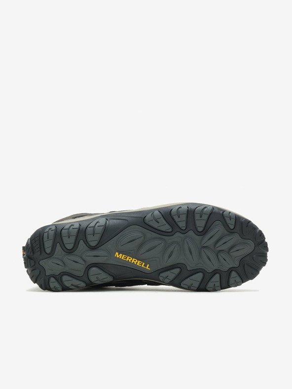 Merrell Rjavo-črne moške gležnjarske zunanje superge MERRELL West Rim Sport Mid GTX