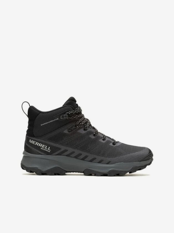 Merrell Črne moške gležnjarske športne copate MERRELL Speed Eco Mid Waterproof