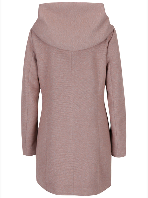 ONLY Staro roza ženski lahkotni plašč s kapuco ONLY Sedona