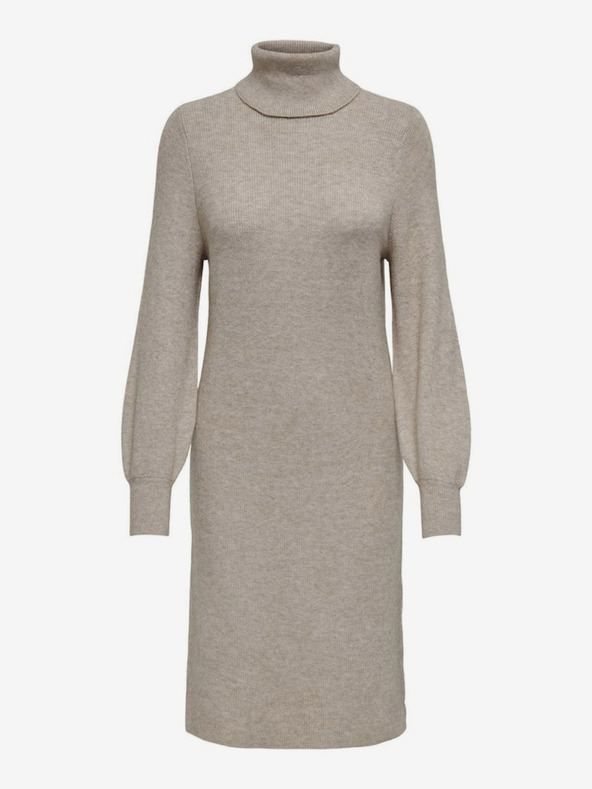 ONLY Bež ustvarjeni pleteni ženski pulover ONLY Sasha