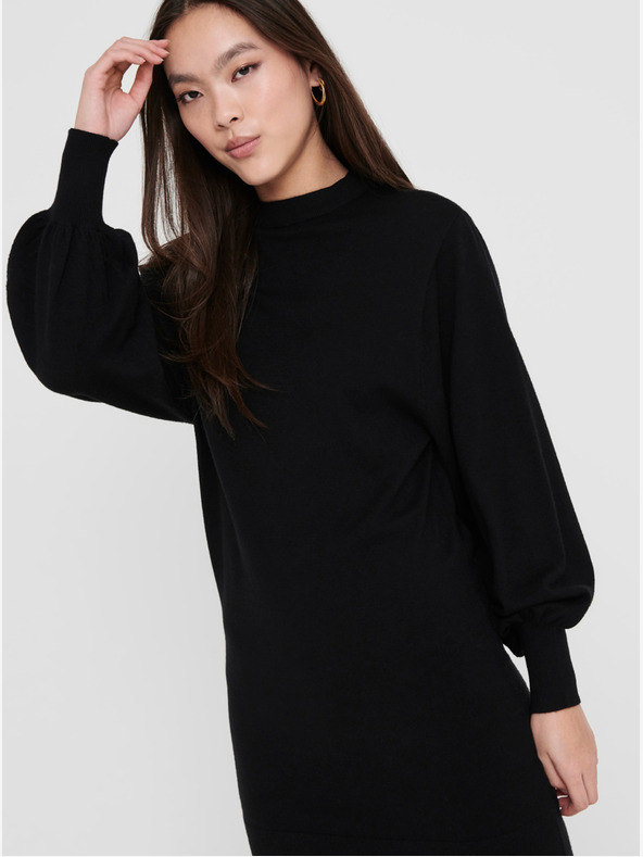 ONLY Črna obleka ONLY Abelle Sweater