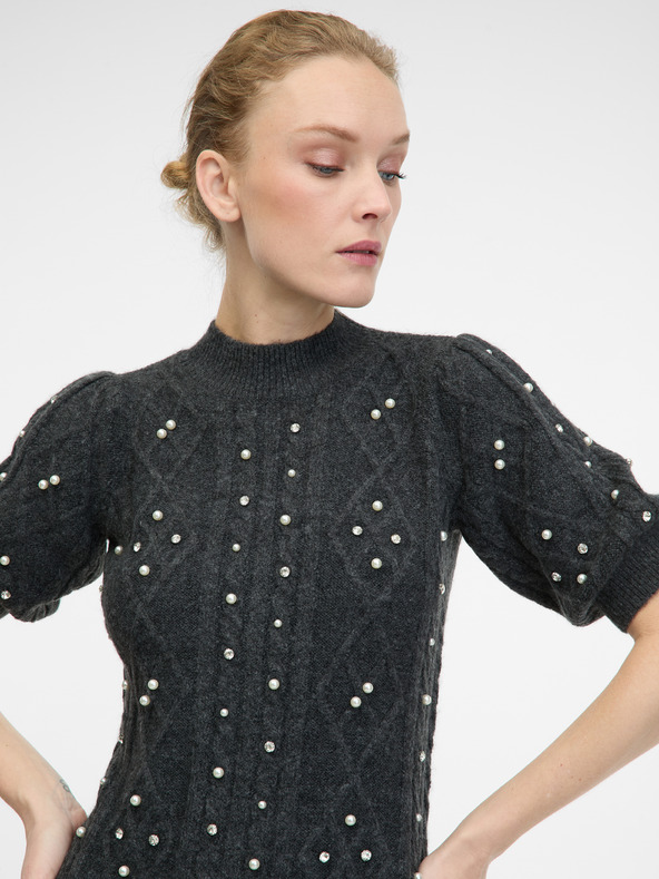 Orsay Temno siva ženska obleka ORSAY