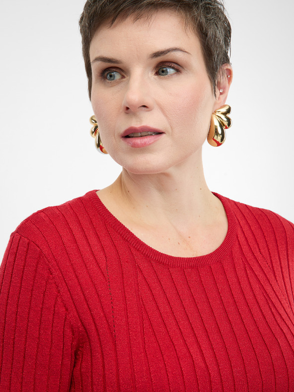 Orsay Rdeča ženska midi obleka ORSAY