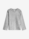 Marks & Spencer Rebrasti kovinski pulover z okroglim vratom Marks & Spencer srebrna