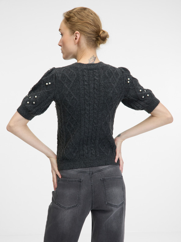 Orsay Temno siv ženski pulover ORSAY