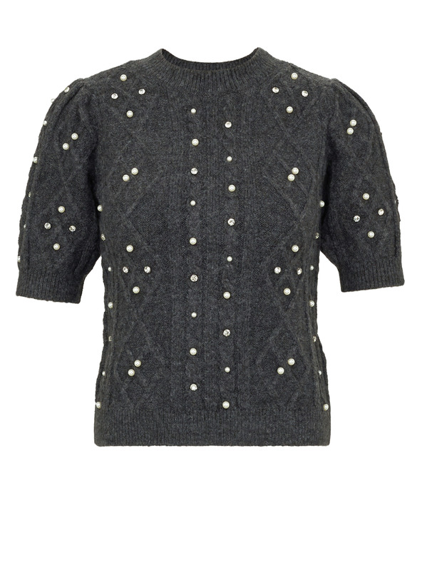 Orsay Temno siv ženski pulover ORSAY