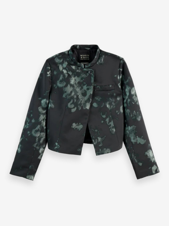 Scotch & Soda Zelena in črna ženska jopica z vzorcem Scotch & Soda