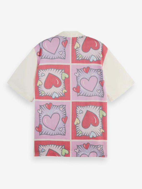 Scotch & Soda Scotch & Soda rdeča in krem ženska vzorčasta srajca