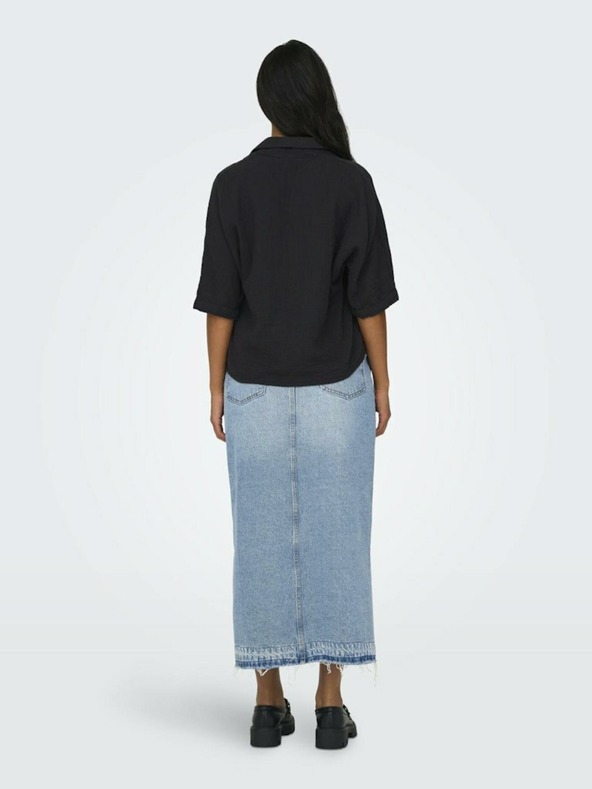 ONLY Temno siva ženska bluza ONLY Thyra