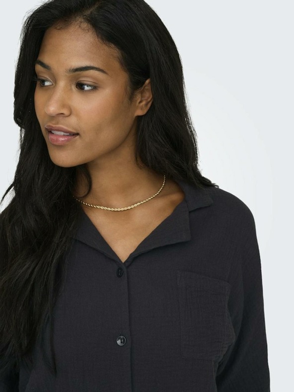 ONLY Temno siva ženska bluza ONLY Thyra