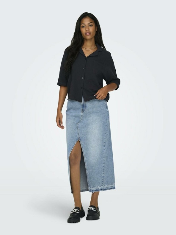 ONLY Temno siva ženska bluza ONLY Thyra