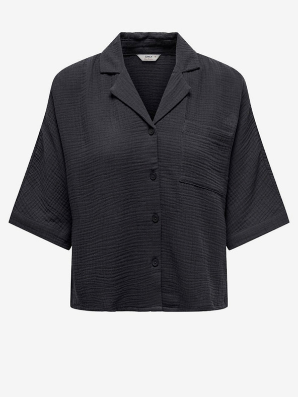 ONLY Temno siva ženska bluza ONLY Thyra