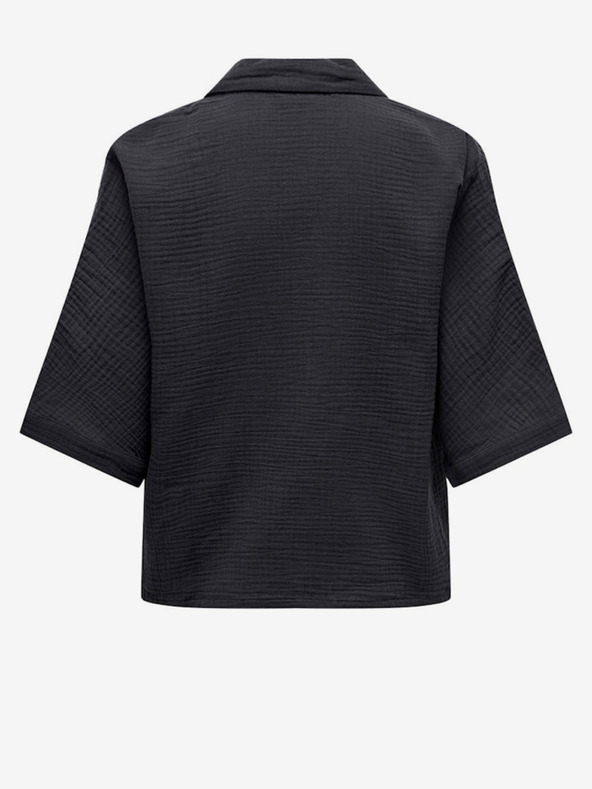 ONLY Temno siva ženska bluza ONLY Thyra