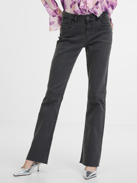 Orsay Črne ženske bootcut kavbojke ORSAY