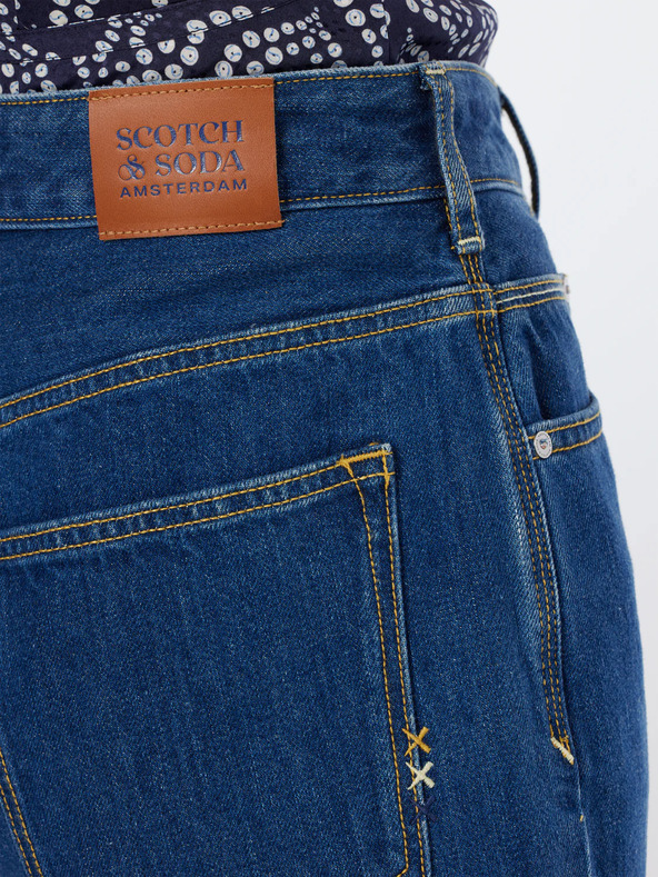 Scotch & Soda Modre ženske kavbojke Scotch & Soda