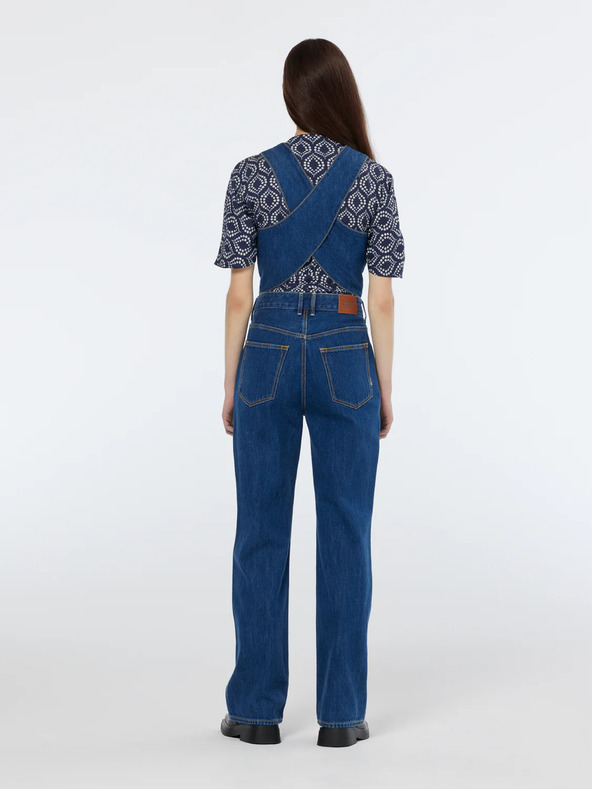 Scotch & Soda Scotch & Soda modri ženski telovnik iz džinsa