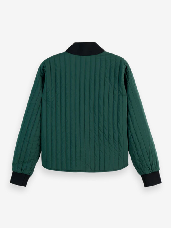 Scotch & Soda Zeleni ženski povratni bomber Scotch & Soda