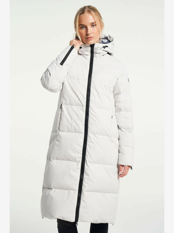 Tenson Ženski zimski plašč za življenjski slog TENSON Shanna Down Coat W svetlo siva