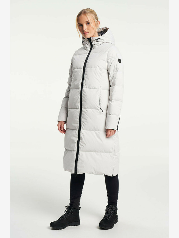 Tenson Ženski zimski plašč za življenjski slog TENSON Shanna Down Coat W svetlo siva