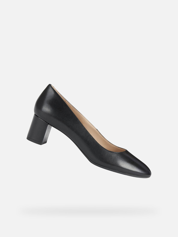 Geox Črne ženske visoke pete Geox Pheby 50